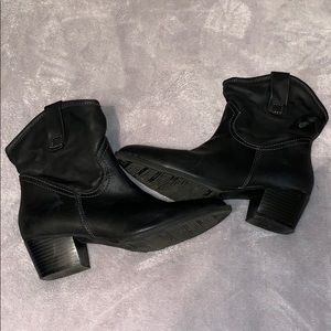 cute black booties